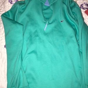 Selling a teal vineyard vines quarter zip